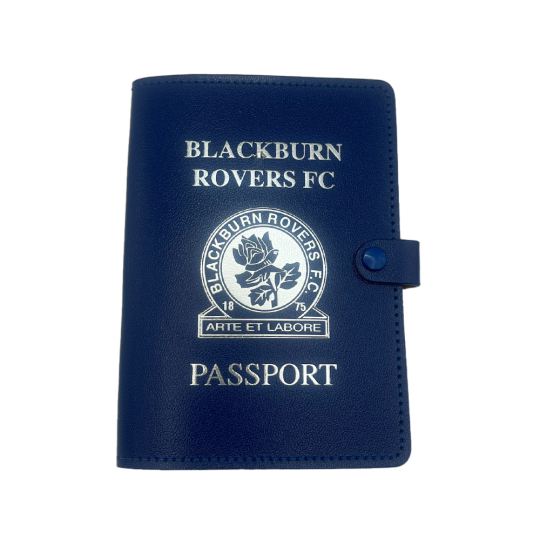 Blackburn Rovers Leather Passport Holder