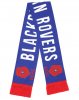 Blackburn Rovers Red Rose Royal Scarf