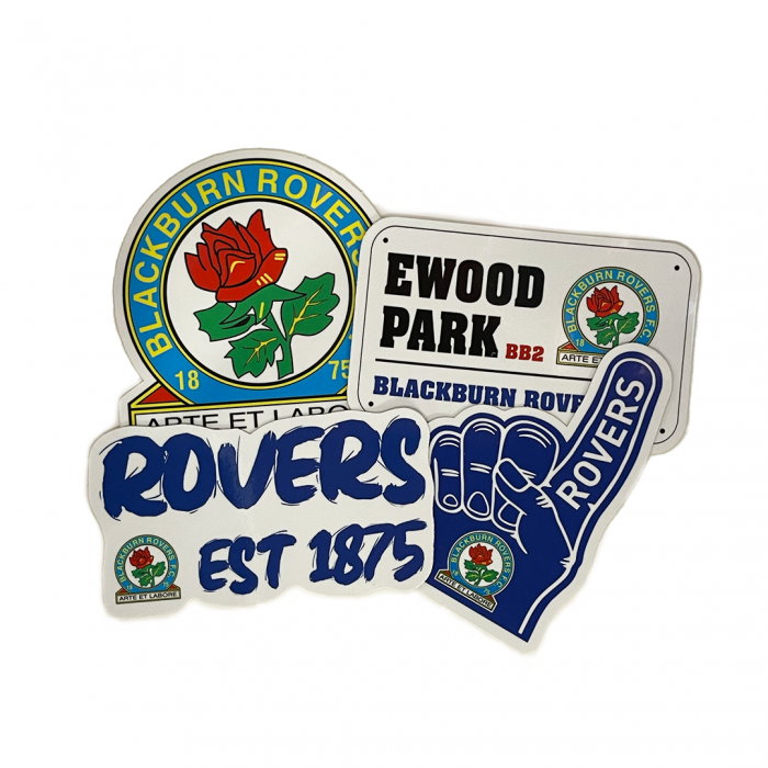 Blackburn Rovers Stickers 4 Pack