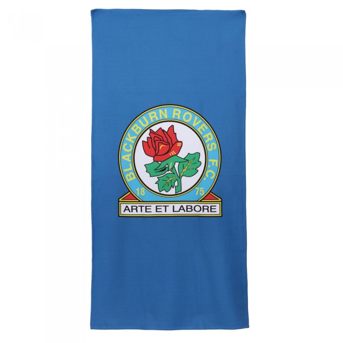 Blackburn Rovers Blue Crest Beach Towel