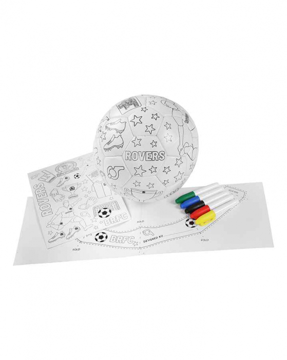 Blackburn Rovers Colour in Football Set